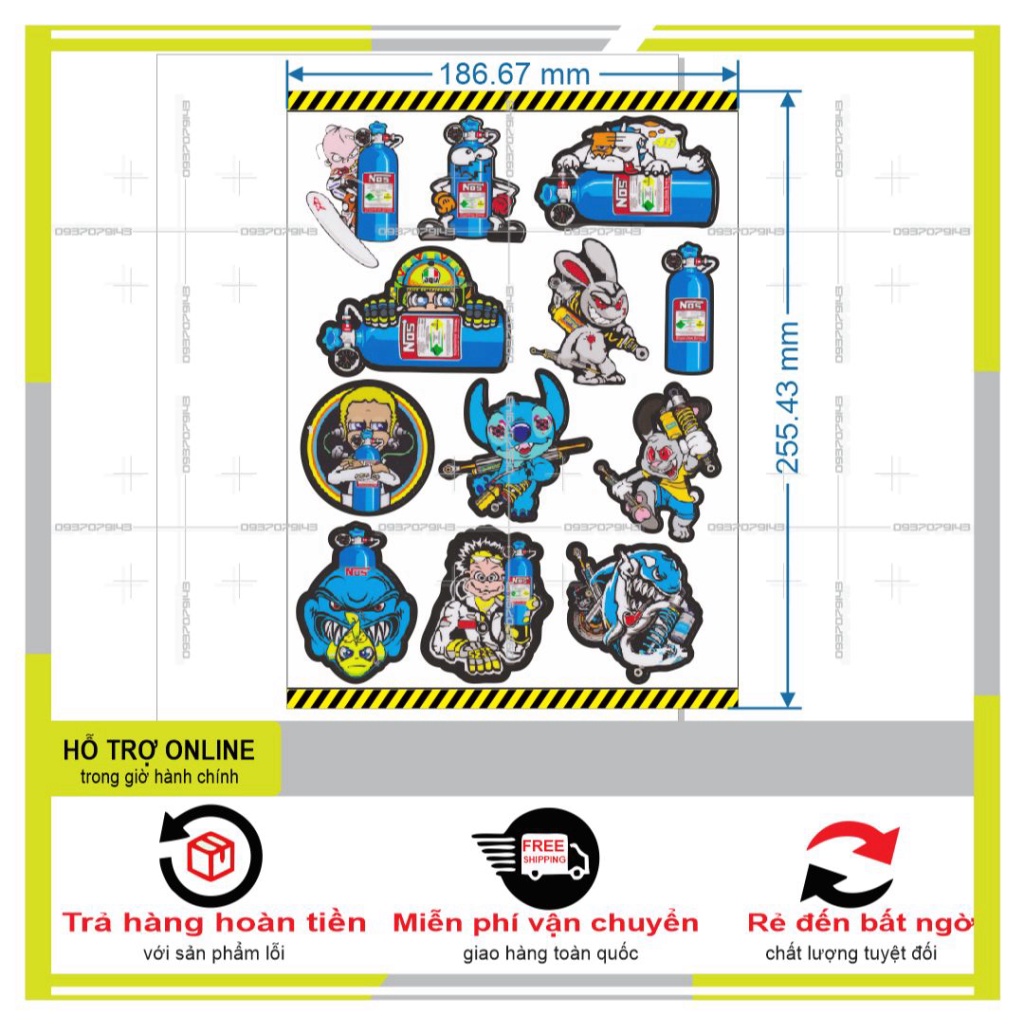 LOGO STICKER DÁN XE MÁY L 20 - SHINDECAL2