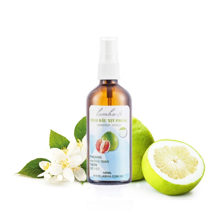 Tinh dầu xịt phòng  hương Vỏ Bưởi Lam Hà Grapefruit