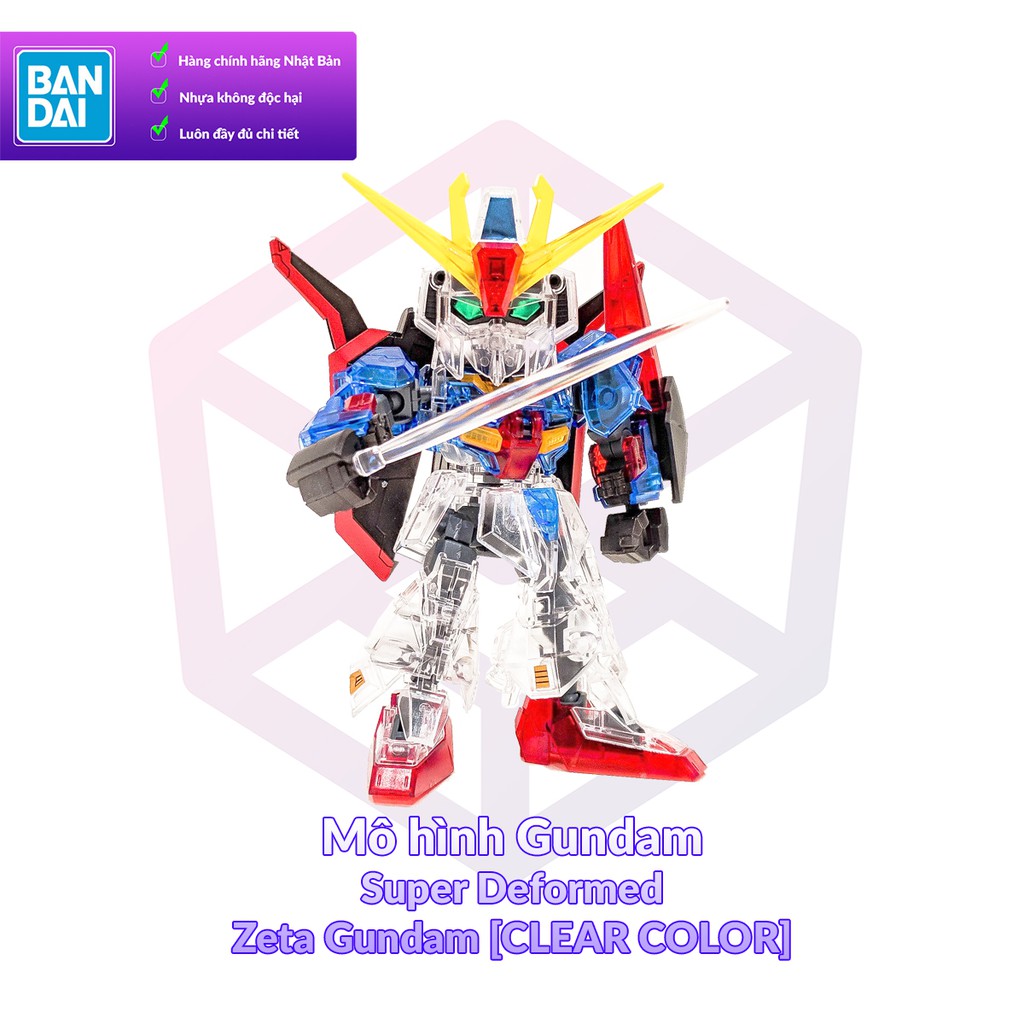 Mô hình P-Bandai SDCS Zeta Gundam [CLEAR COLOR] [GDB] [BSD]