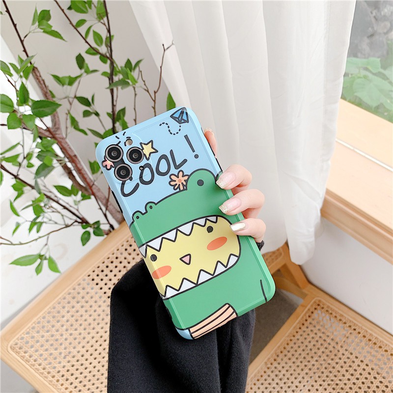 Ốp lưng iphone Crocodile Cat IMD dày dặn viền nổi 5/5s/6/6plus/6s/6splus/7/7plus/8/8plus/x/xs/11/12/pro/max/plus/promax | BigBuy360 - bigbuy360.vn