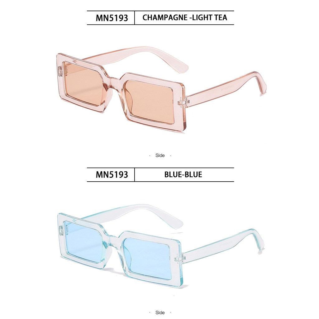 Kính mát gọng hình chữ nhật phong cách hàn quốc thời trang cho nữ