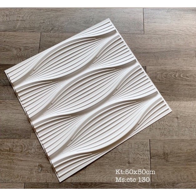 Tấm ốp tường 3D nhựa PVC 50x50cm mã 130