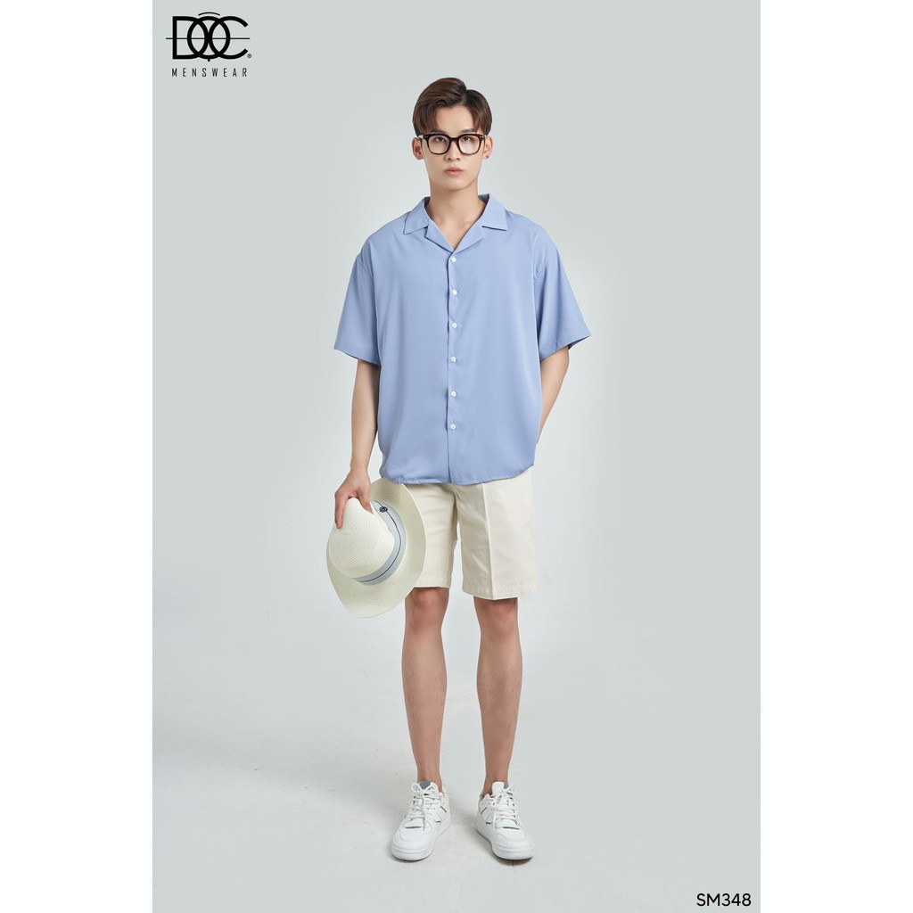Áo Sơ Mi Nam Trơn Nhiều Màu Trẻ Trung Lịch Sự (CUBAN SHIRT) ĐỘC MENSWEAR - SM348
