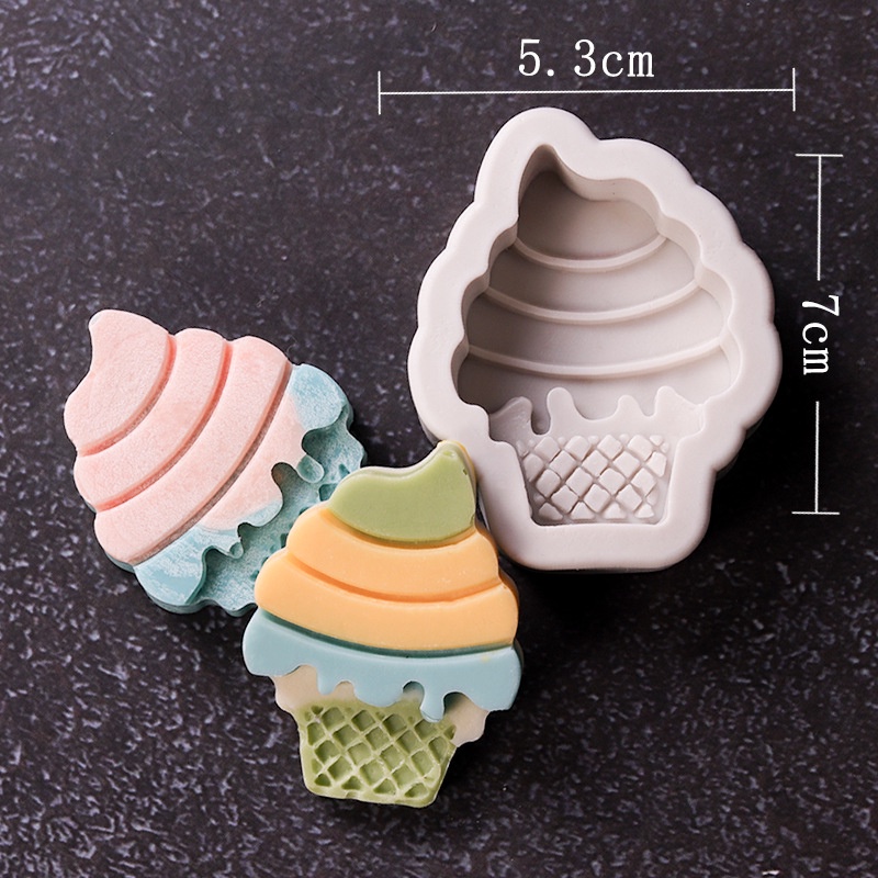 Khuôn Silicone Làm Bánh/Sô Cô La/Kẹo Ngọt Hình Nón Trang Trí Sinh Nhật Cho Bé