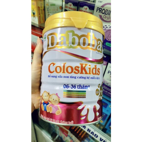 Sữa dành cho trẻ từ 6-36 tháng tuổi Daboba Coloskids 900g - Miễn dịch khỏe, tăng cân, ngừa táo bón