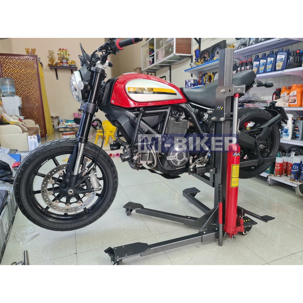 Ben nâng xe pkl thủy lực di chuyển motor naked và sport Mbiker MB107 - Hàng Chính Hãng