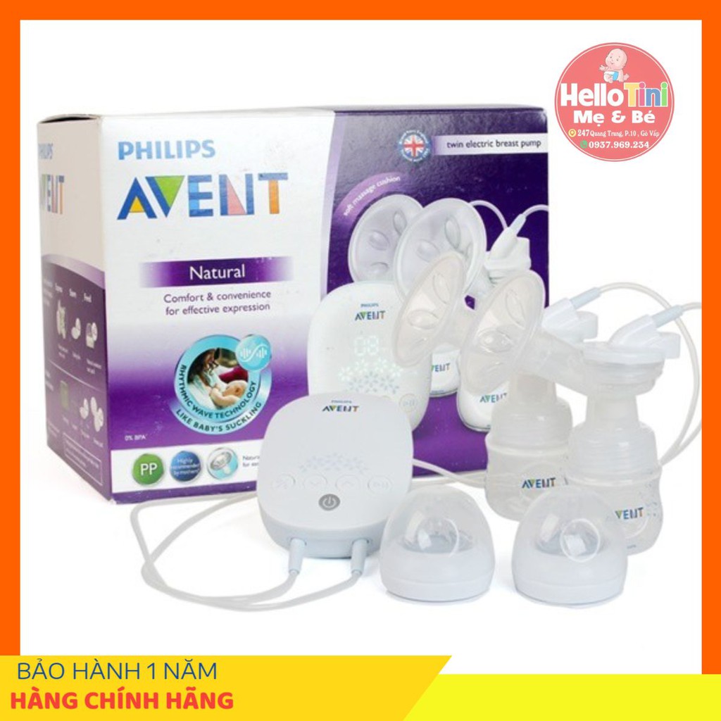 Máy hút sữa điện đôi Philips Avent SCF303/01