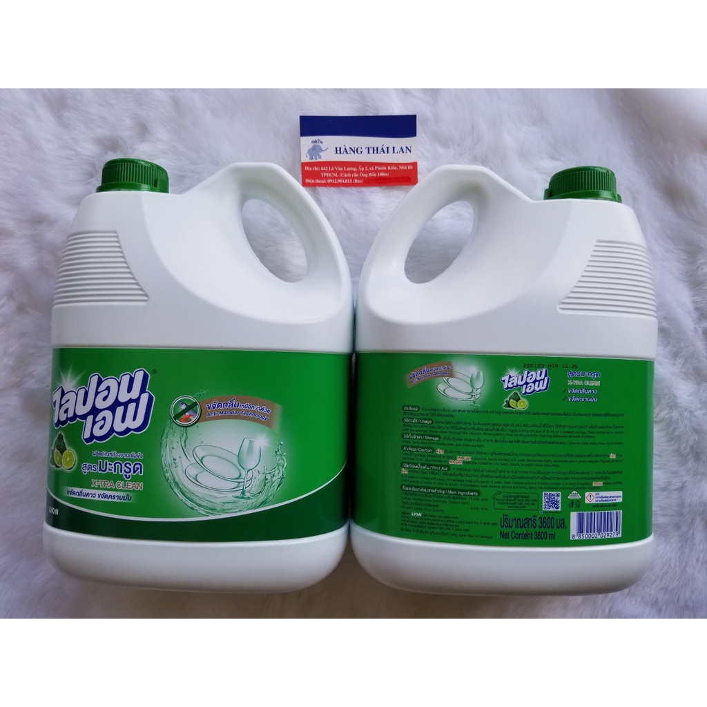 Nước rửa chén bát Lipon Thái Lan 3600ml