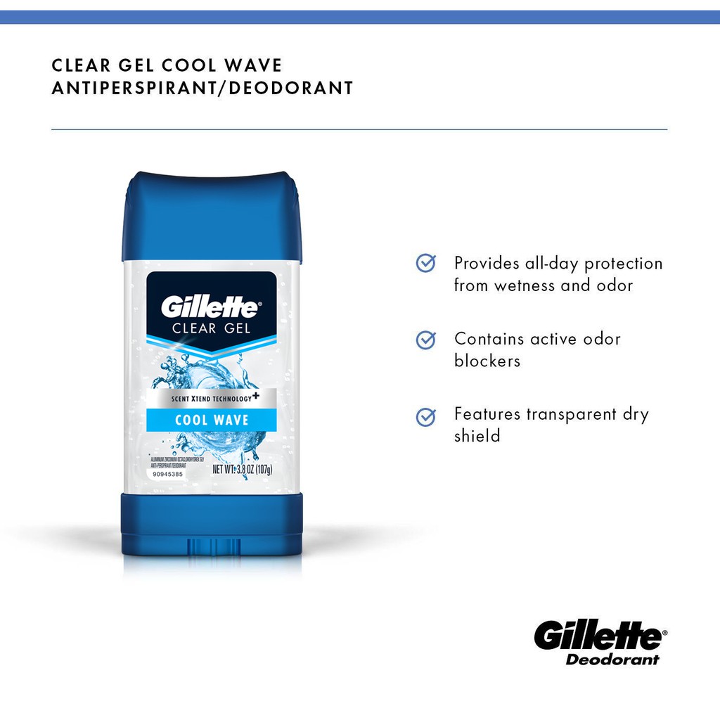 FREESHIP 99K - Lăn khử mùi nam Gillette 107g