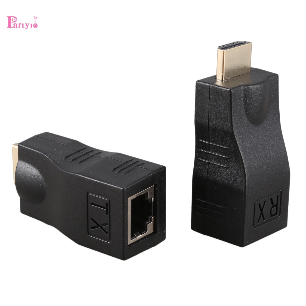 (Đang Bán) Bộ Thiết Bị Chuyển Đổi 4k 3d Hdmi 1.4 30m Sang Rj45 Over Cat 5e / 6