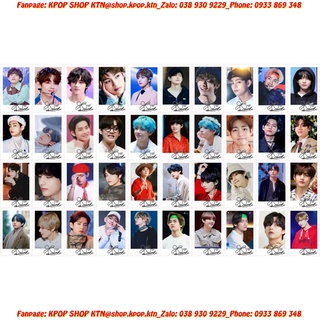 SÉT CARD CHỮ KÍ V BTS