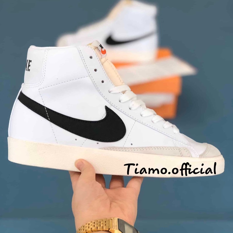 [ ẢNH THẬT - HÀNG FULLBOX ] Giày Thể Thao NaiKi Blaze Cao Trắng Móc Đen