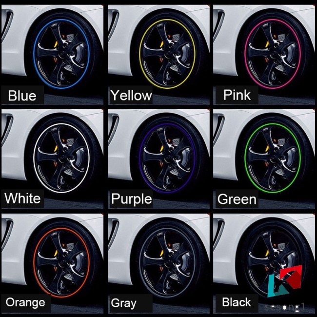 Cuộn Dây Cao Su 8M Dán Viền Bảo Vệ Vành Bánh Xe Hơi