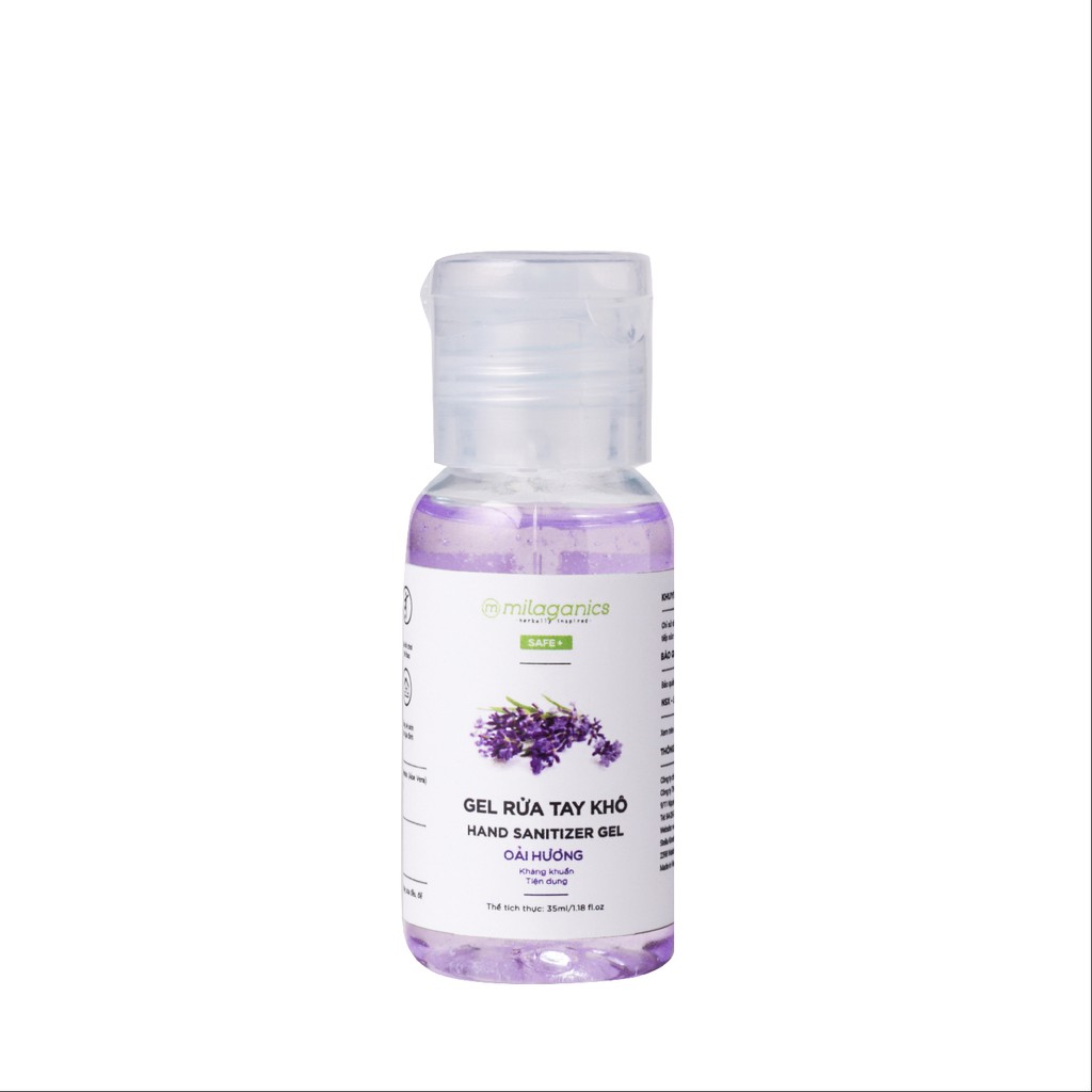 Gel rửa tay khô kháng khuẩn Oải Hương MILAGANICS 35ml (Chai) | BigBuy360 - bigbuy360.vn