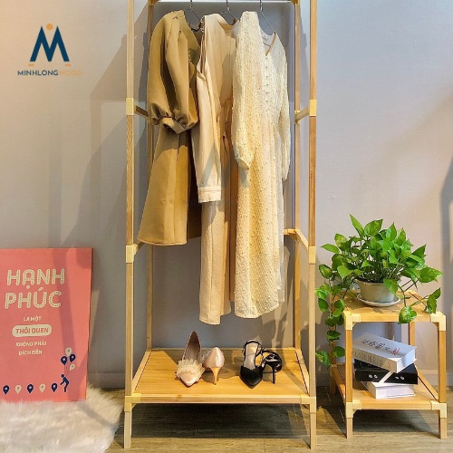 Kệ tủ quần áo MINHLONGWOOD - nhiều mẫu - chất liệu gỗ tự nhiên