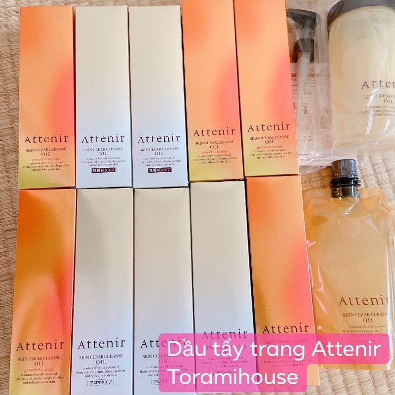 Dầu tẩy trang Attenir skin clear cleanse oil nội địa Nhật