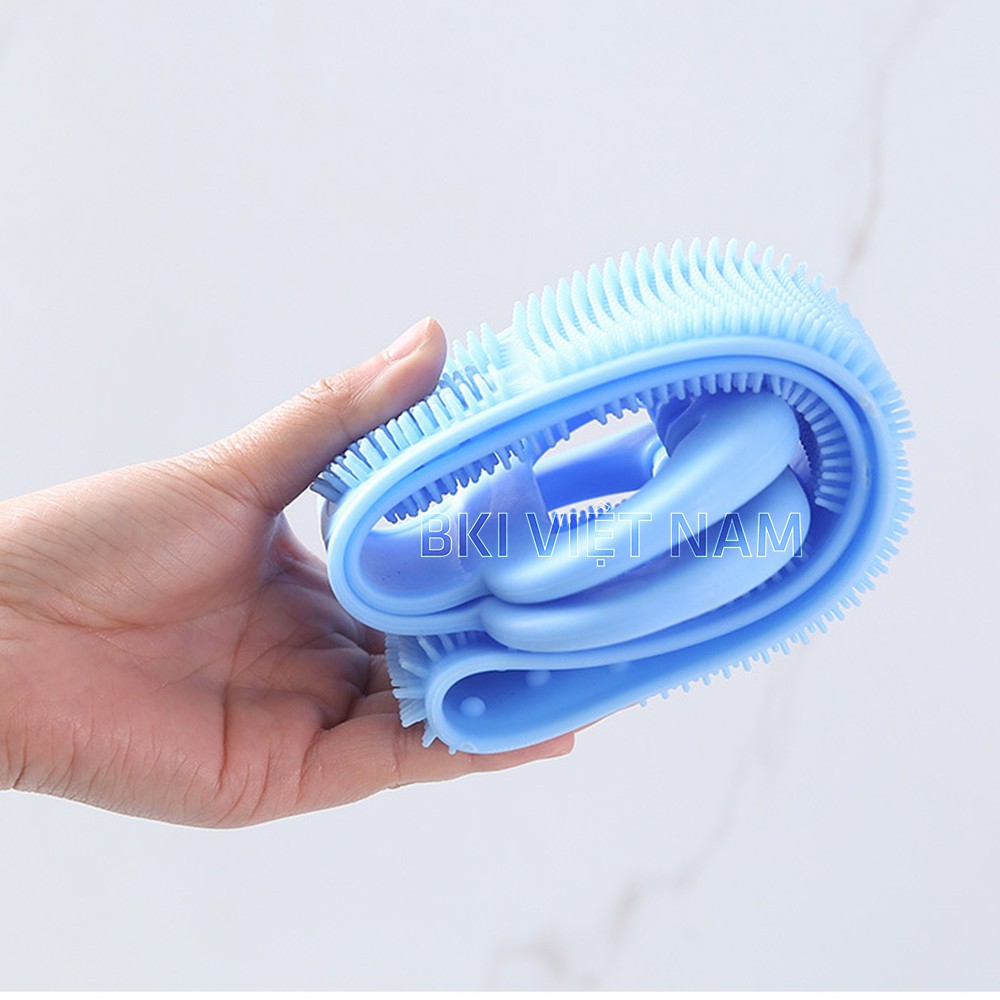 Dây Tắm Dây Chà Lưng 2 Mặt Chất Liệu Silicone - COLUNGSLC