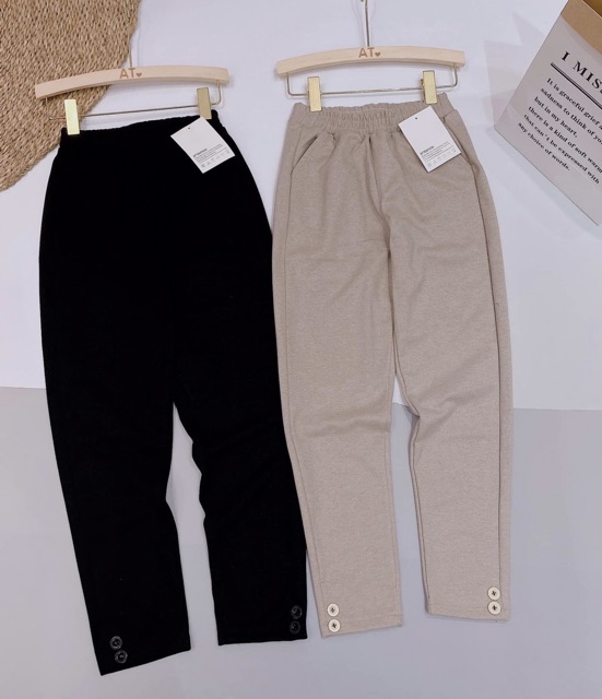QUẦN DẠ BAGGY NỮ KHUY CHÂN_ CHẤT ĐẸP_M2 | BigBuy360 - bigbuy360.vn