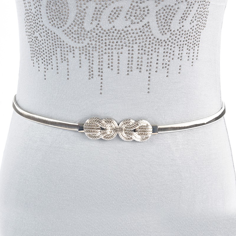 Thắt lưng họa tiết hoa lá siêu co giãn hợp thời trang cho nữ