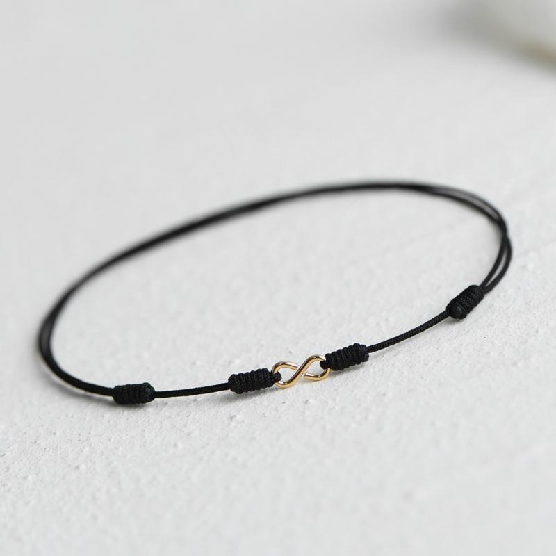 Lắc Chân. Lắc Chân 14k Dây Đỏ Siêu Mịn Kích Thước Xia Benmingnian Cao Cấp Dành Cho Nữ