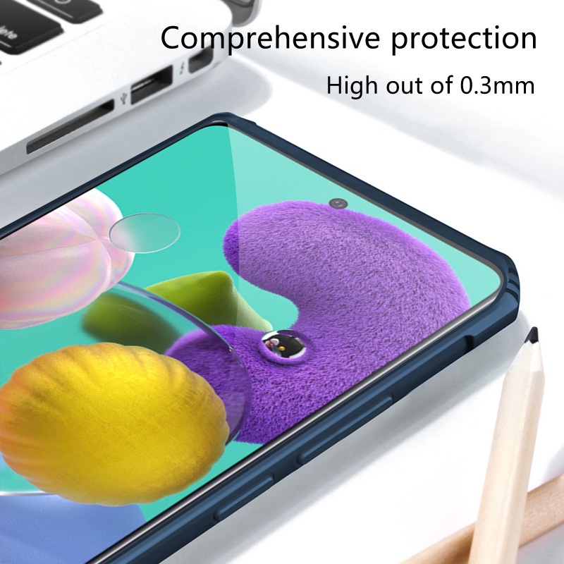 Ốp Điện Thoại Cứng Mỏng Chống Sốc Chống Rơi Họa Tiết Rằn Ri Cho Samsung Galaxy A71 A51 A10S A20S A11 A50 A50S A30S A20 A30