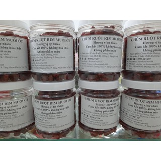 Mứt chùm ruột muối ớt chua ngọt - hộp 500gr - hàng nhà làm- ăn vặt hàng ngày- biếu tặng