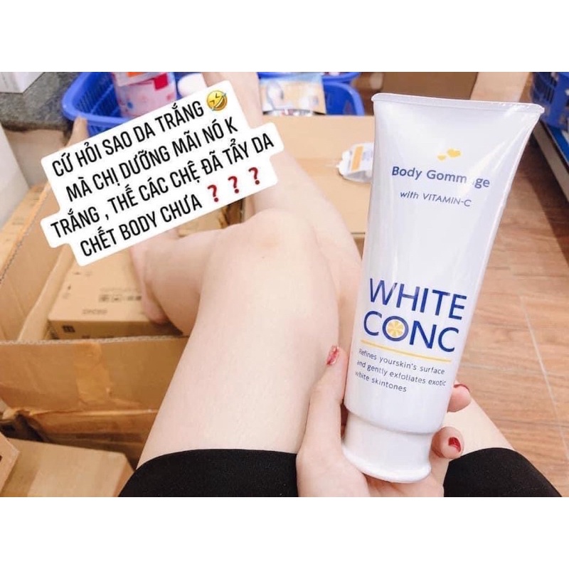 [Hàng Nhật] BỘ DƯỠNG TOÀN THÂN WHITE CONC kem ngày, kem đêm, tẩy da chết, nước dưỡng lotion, sữa tắm (Japan)