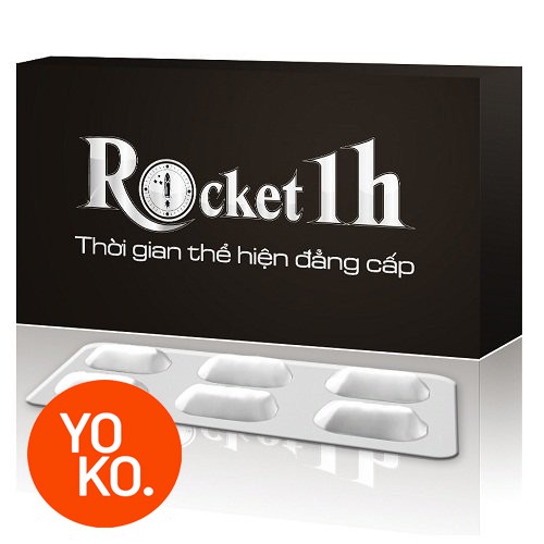 [Combo] Rocket 1h Sao Thái Dương Bổ Thận Nam Tăng Sinh Lực Hộp 1 Vỉ 6 Viên Tặng Kèm BCS Masculan - Yoko Pharma