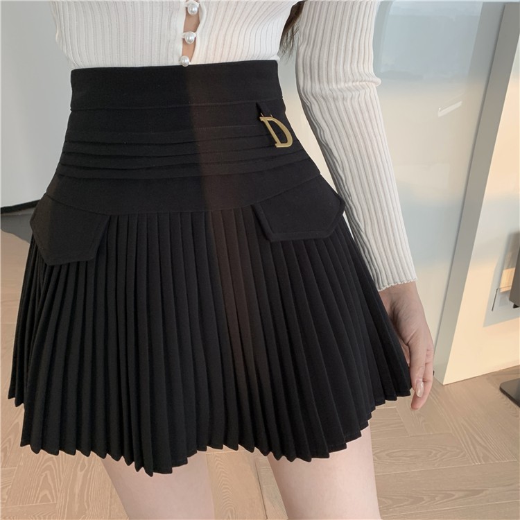 Chân Váy Chữ A Lưng Cao Xếp Ly Xinh Xắn Cho Nữ | BigBuy360 - bigbuy360.vn