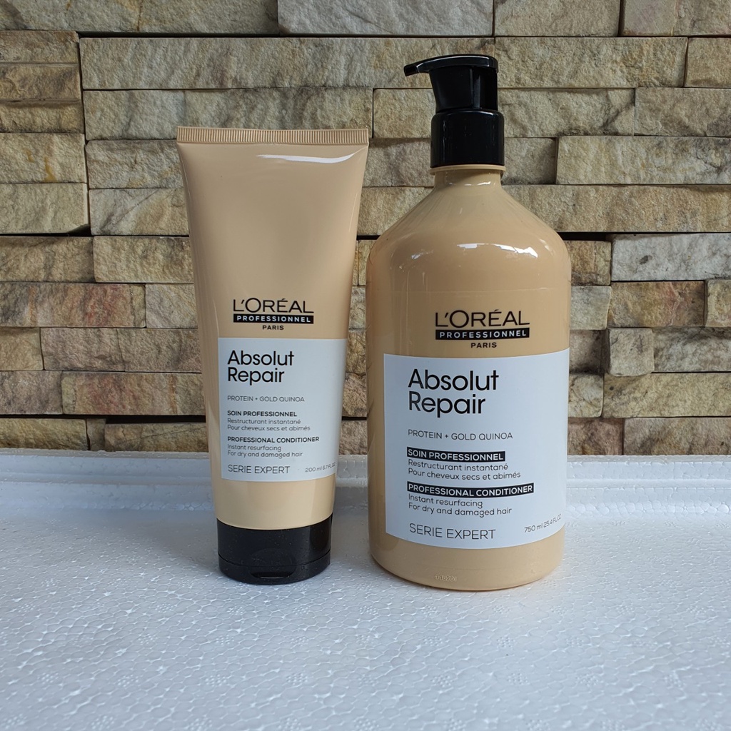 Dầu xả Loreal Professionnel phục hồi tóc hư tổn  ABSOLUTE REPAIR LIPIDIUM 750ml