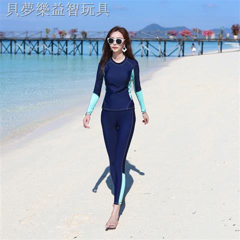 Bộ Đồ Bơi Tay Dài Phong Cách Hàn Quốc Cho Nữ | BigBuy360 - bigbuy360.vn