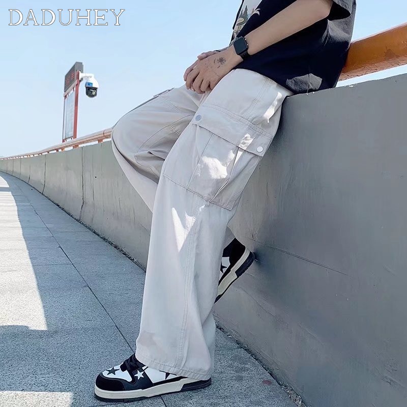 Quần túi hộp ống rộng thẳng phong cách thời trang dành cho nam