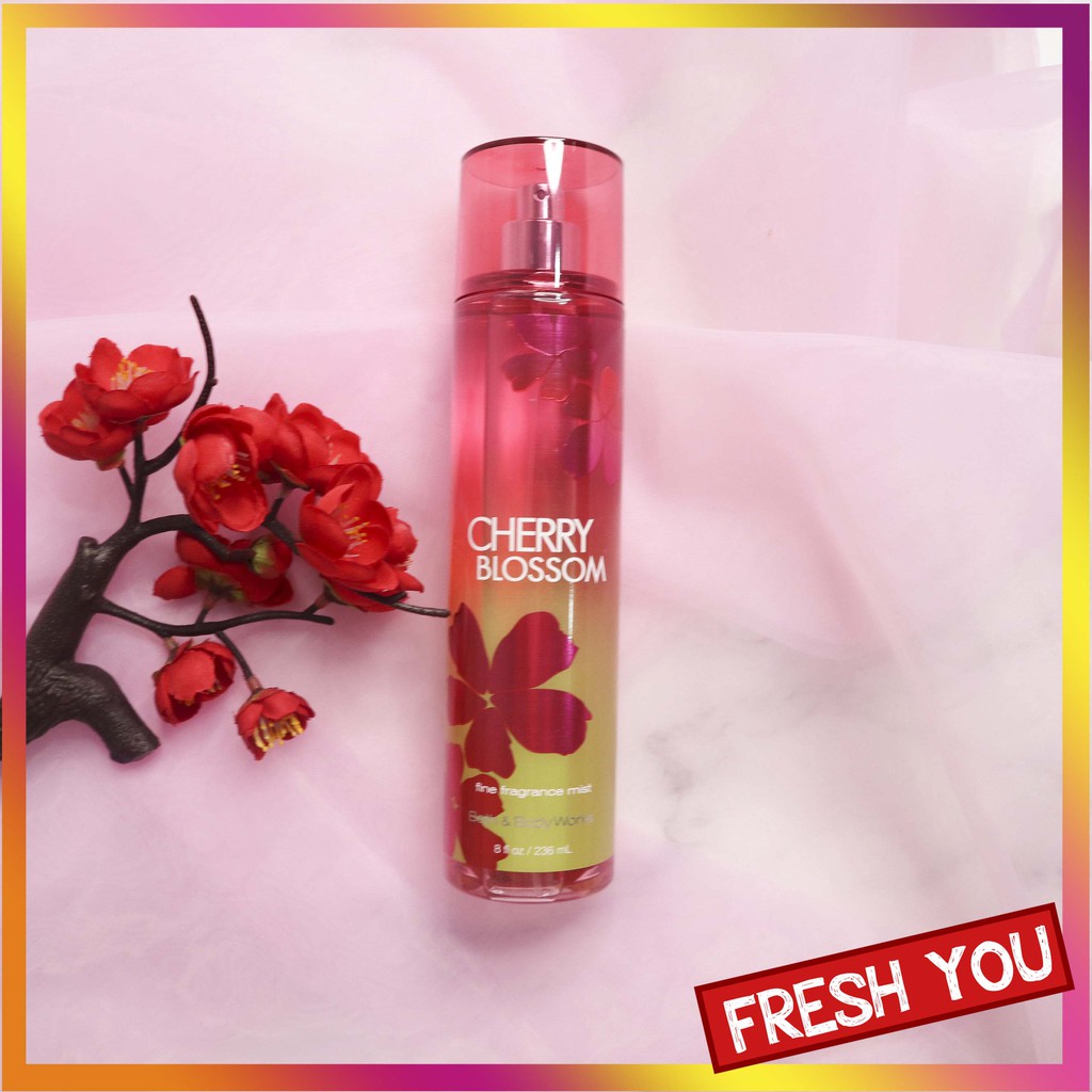 Cherry Blossom - Full Size Xịt Thơm Toàn Thân Body Mist Bath & Body Works
