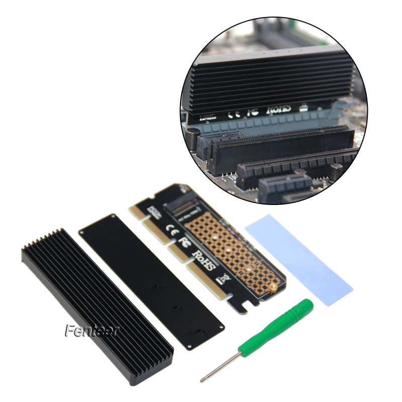 Bộ Chuyển Đổi M.2 Nvme Ssd Sang Pcie Express 3.0 X4 X8 X16 Adapter Pci Express 2280 Size