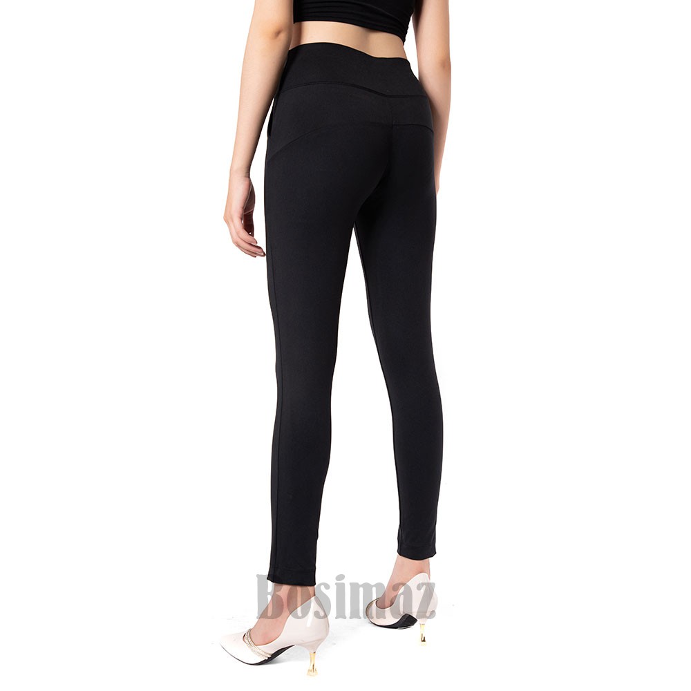 Quần Legging Nâng Mông Bosimaz MS521 dài túi trước màu đen, thun co giãn 4 chiều, vải đẹp dày, thoáng mát không xù lông. | BigBuy360 - bigbuy360.vn