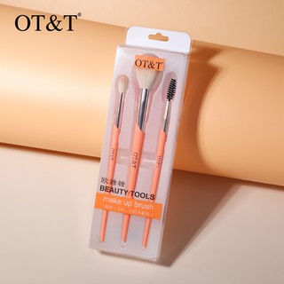 Set 3 Cọ Trang Điểm Sợi Mềm Đa Năng