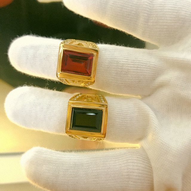 nhẫn nam xi vàng 18k
