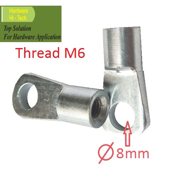 Bộ 2 Đầu Khuyên Rời Lắp Ty Cốp Thủy Lực, Đầu Rời Lắp Ty Cốp Chống Sau Ô Tô - Đầu Bắt Bu Lông 8