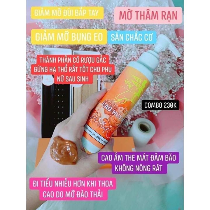 GEL TAN MỠ - CAO GỪNG HUỶ MỠ ĐÔNG Y 220ML CHÍNH HÃNG - SĂN CHẮC CƠ, MỜ THÂM RẠN HIỆU QUẢ - 10608