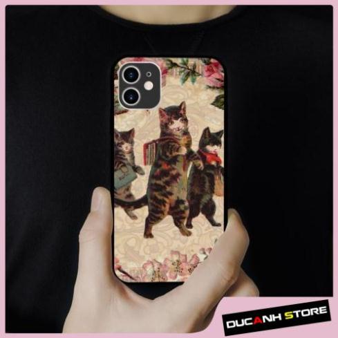 Ốp lưng iphone SAMSUNG hình Kitty Cổ Điển Mèo Cổ Mèo Hoa sang trọng đẹp  cho các dòng iPhone PAP20211068