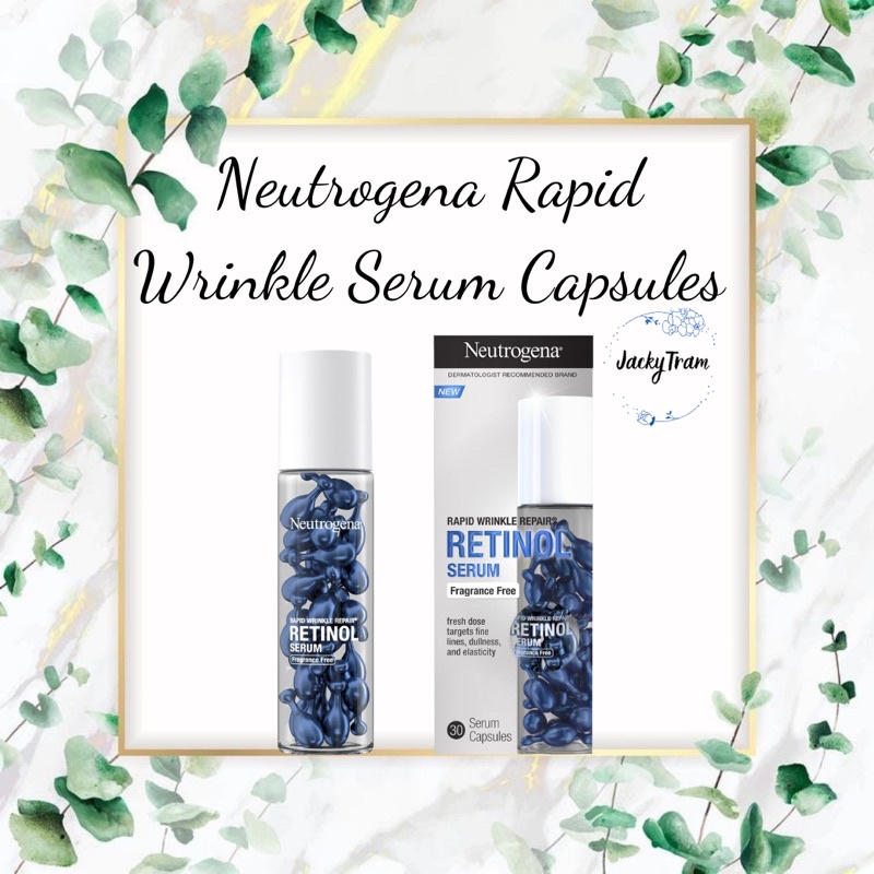 Tinh chất Rapid Wrinkle Repair Retinol Face Serum Capsules dạng viên