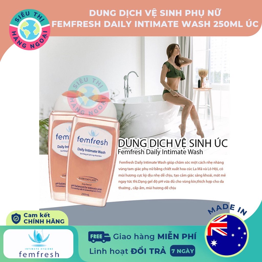 Dung dịch vệ dinh phụ nữ Femfresh 250ml