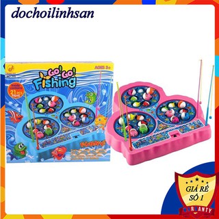 ĐỒ CHƠI CÂU CÁ 3 BỂ PHÁT NHẠC,CÂU CÁ PIN NHẠC