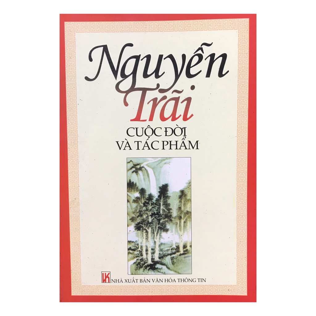 Sách Nguyễn Trãi cuộc đời và tác phẩm