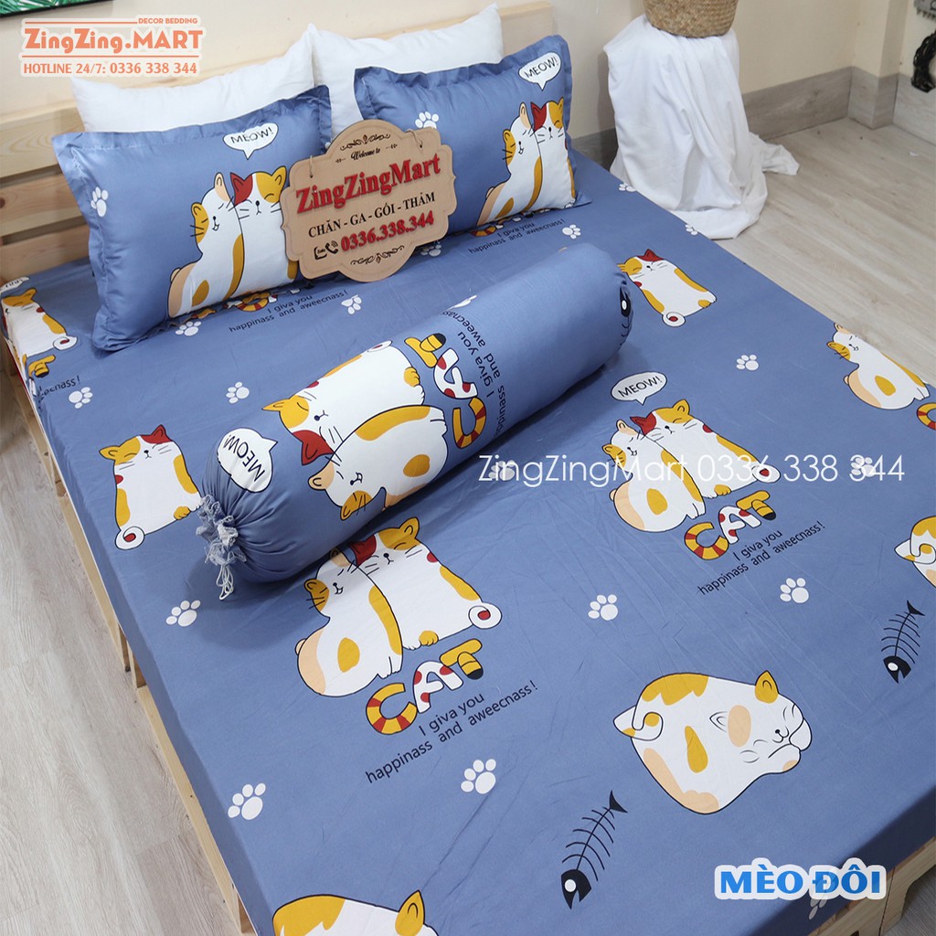  Áo Gối Ôm Chất Cotton Poly | Mẫu Mới 2021 Mẫu Đô Rê Mon Đàn (chát chọn mẫu)