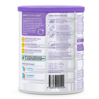 Sữa dê Bubs số 2 (6 - 12 tháng) 800g