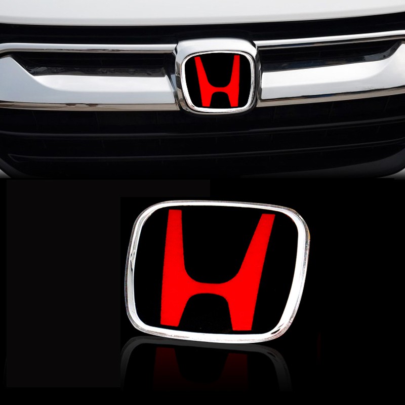 Bộ 3 logo trang trí vô lăng xe hơi Honda Civic
