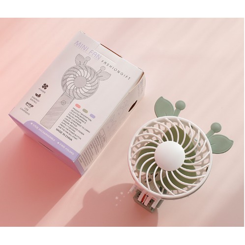[XỊN_RẺ] Quạt Mini Fan Chính Hãng Siêu Mát Kèm Dây Sạc Tai Thú Có Thể Gập Để Bàn | BigBuy360 - bigbuy360.vn