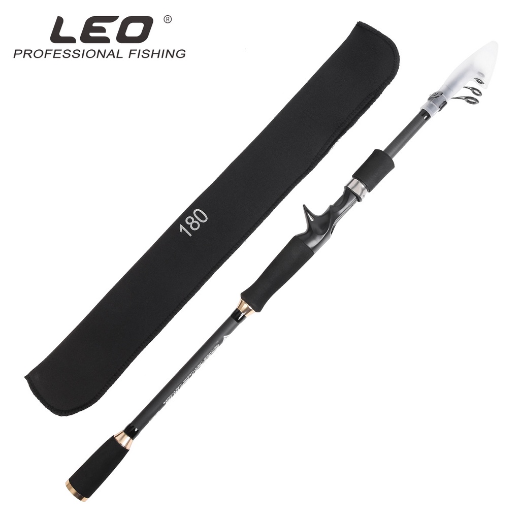 Cần Câu Lure Rút Gọn LEO Fishing Chuyên Đồ Câu Lure _Cần Câu Cá Lóc