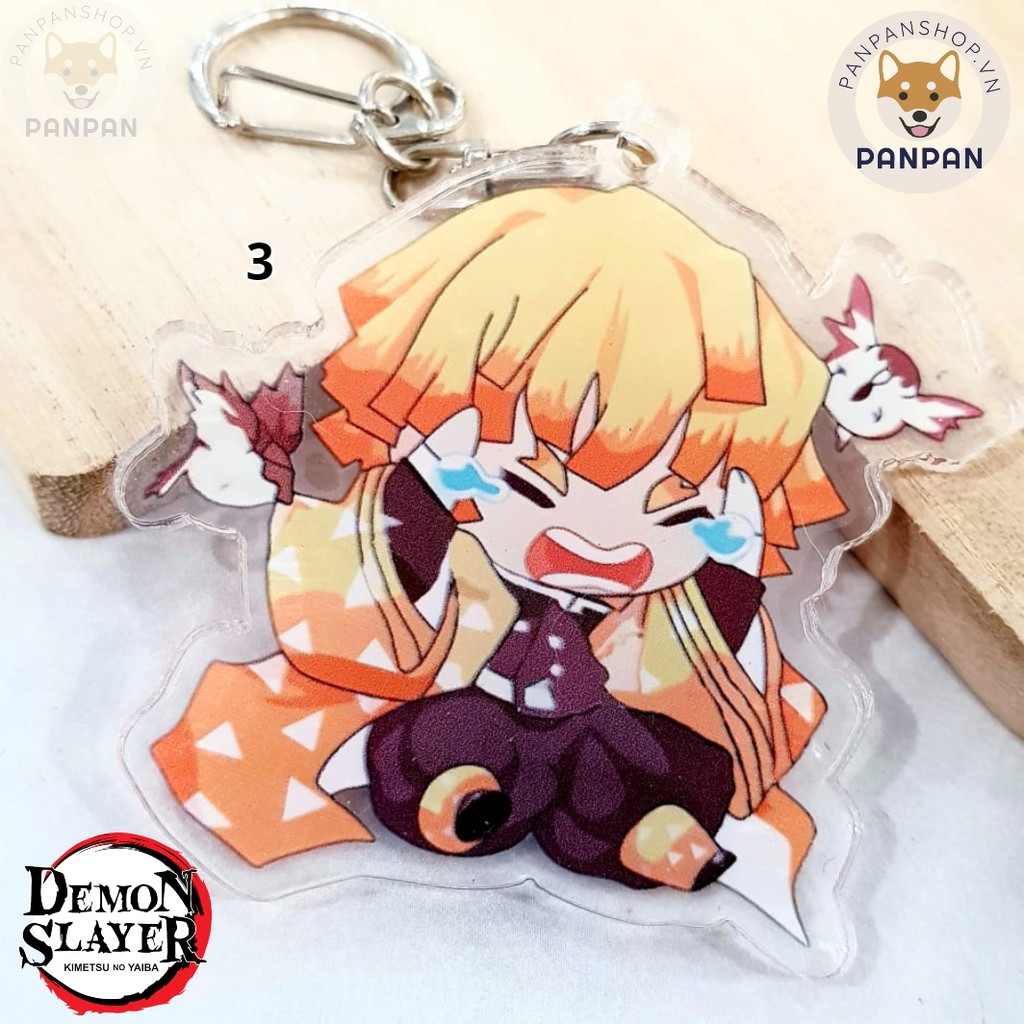 Móc Khoá Anime Mica Acrylic Kimetsu no Yaiba (6m) Thanh Gươm Diệt Quỷ